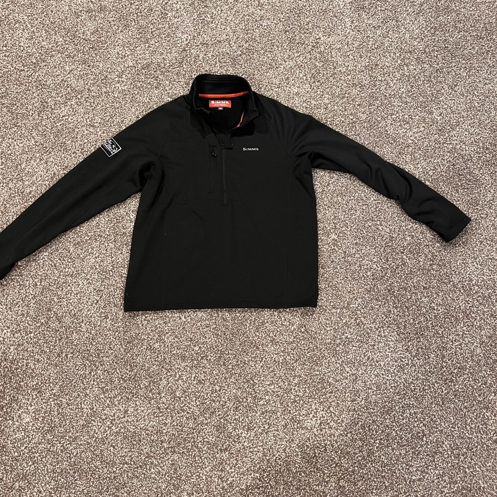 Simms Grid Fleece Quarter zip